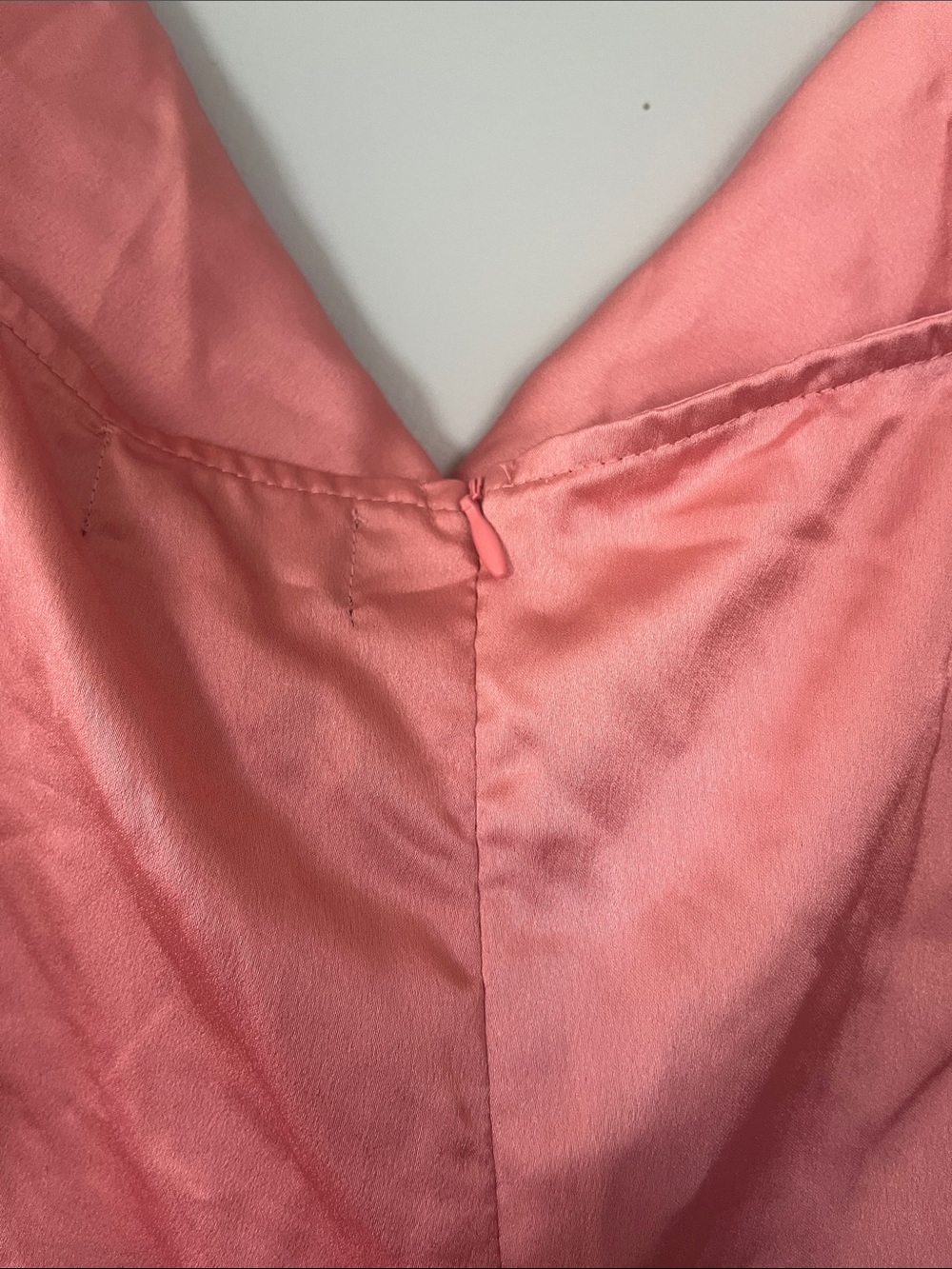 PrettyLittleThing Rose Pink Satin Cowl Midi Dress 16 - Picture 8 of 10